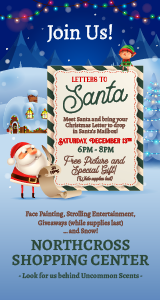Letters to santa North Cross Shopping Center 2025 