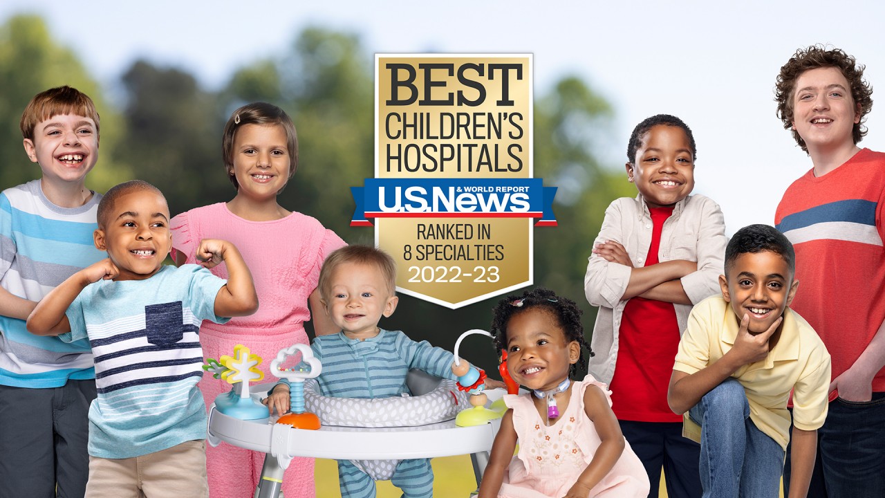 Atrium Health’s Levine Children’s Hospital Named a
“Best Children’s Hospital” for 15th Consecutive Year