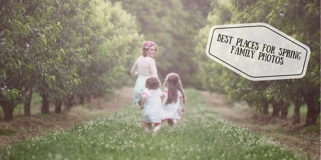 Best Places for Spring Family Photos Closer to #CLT!