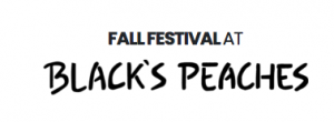 10/01-10/31 -  Black's Peaches Fall Festival