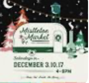 12/03, 12/10 & 12/17 - Mistletoe Market 2022  Join us for Mistletoe Market on the first three Saturdays in December: 3, 10, 17 from 4-8pm for some of the most magical nights of the year.  All are welcome to eat, drink, shop, and be merry at Camp with frie
