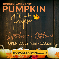 09/23-10/29 -  Hodges Family Farm Pumpkin Patch