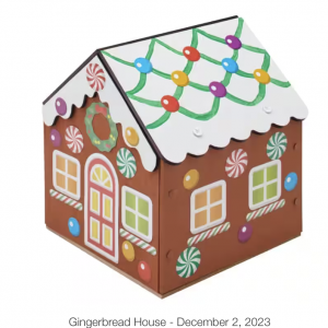 12/02 - Home Depot Kids Workshop: Gingerbread House