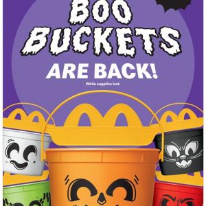10/21 - 10/31 McDonalds BOO Buckets