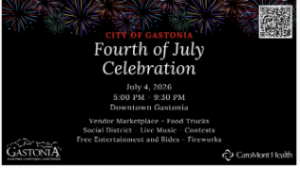 07/04 -  City of Gastonia's Fourth of July Fireworks